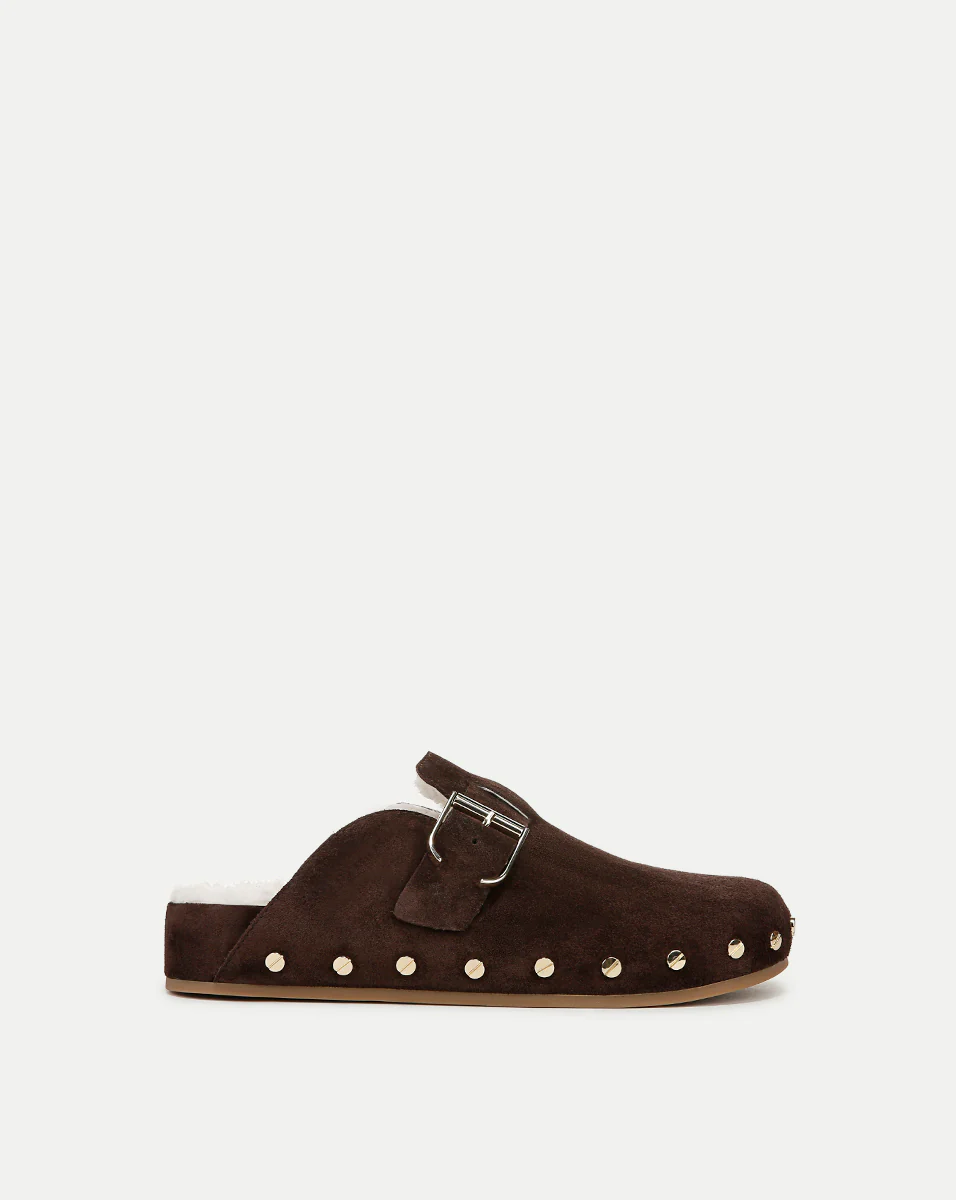 Veronica Beard Fern Shearling Clog
