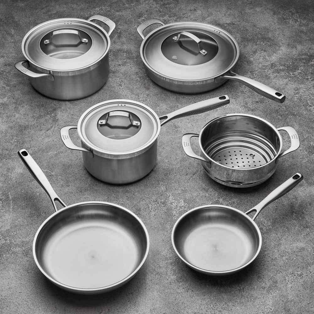 Baccarat iD3 Stainless Steel 6-Piece Cookware Set - Pre-Order