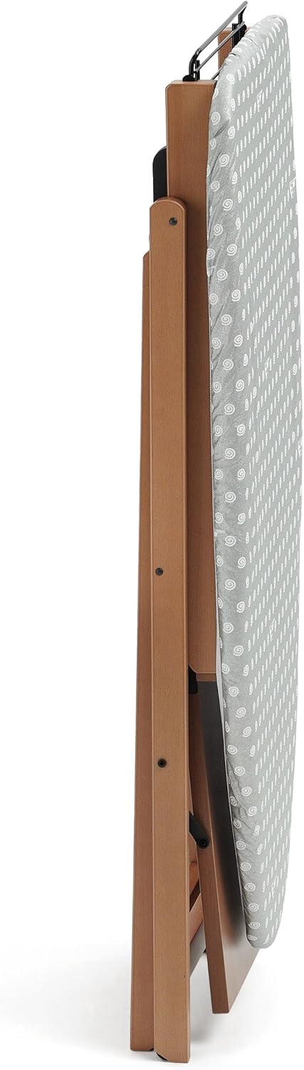Klappbarer Bügeltisch, 622 ASTIR, Buche massiv, kirschbaumfarbig, Nicht höhenverstellbar, 135 x 45 x h87 cm - Arredamenti Italia AR_IT Il Cuore del Legno