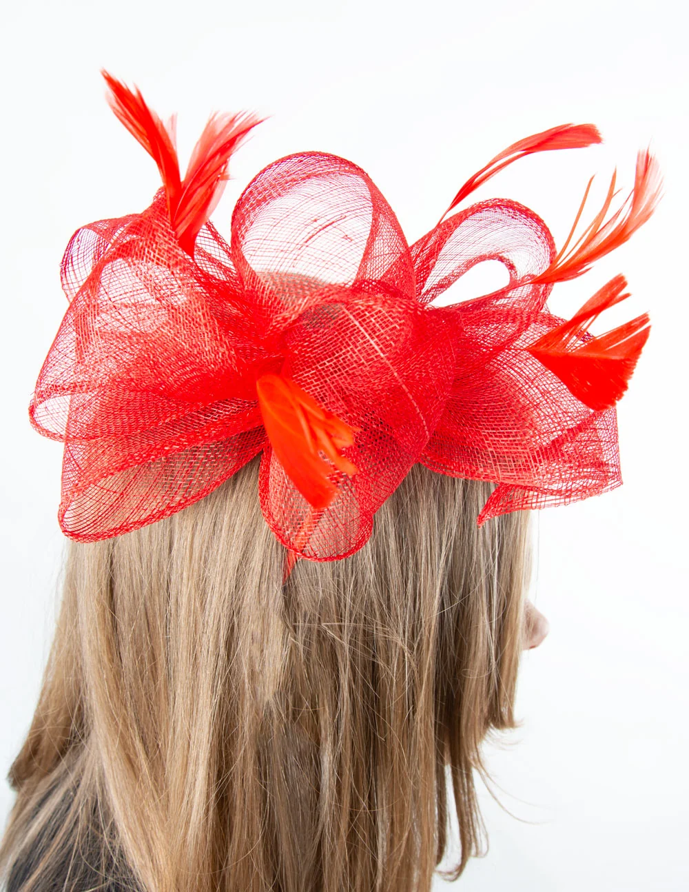 Fascinator | Large Loop | Red