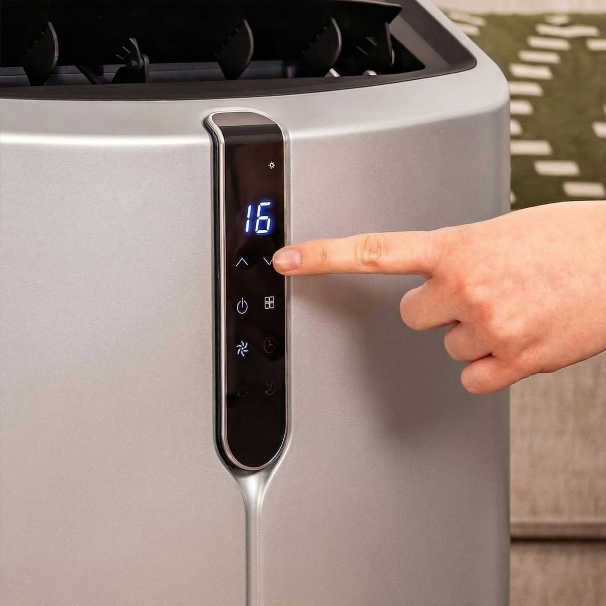 Cecotec Mobile Klimageräte ForceClima 14800 Nux Heating. 14000 BTU, Heizfunktion, 5 Modi, 3 Stufen, für große Räume bis 35 m², Entfeuchter 30 L/Tag, LED-Display, Timer, Oszillation, R290, Klasse A