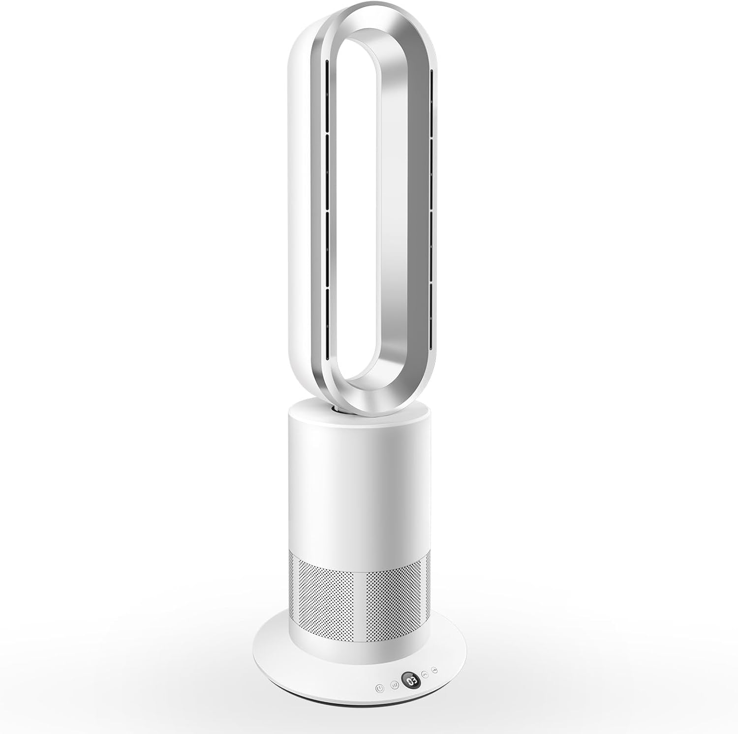 TP09Plus 2-in-1 Turmventilator - Heiz- & Kühlfunktion, 10 Kühl- & 3 Heizstufen, Fernbedienung & LED Touch-Bedienung, Leiser für den Heimgebrauch