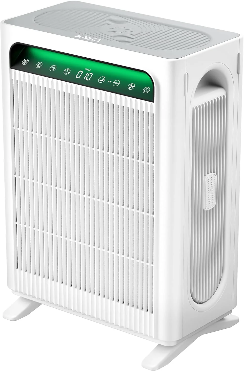 KNKA Air Purifier for Home Bedroom Large Room Up to 1.695 Ft虏 in 1 Hr. HEPA Air Cleaner with Washable Pre-Filter. AQI Display. ECO Mode. Sleep Mode. Pet Mode for Pets. Dust. Pollen. APH4000