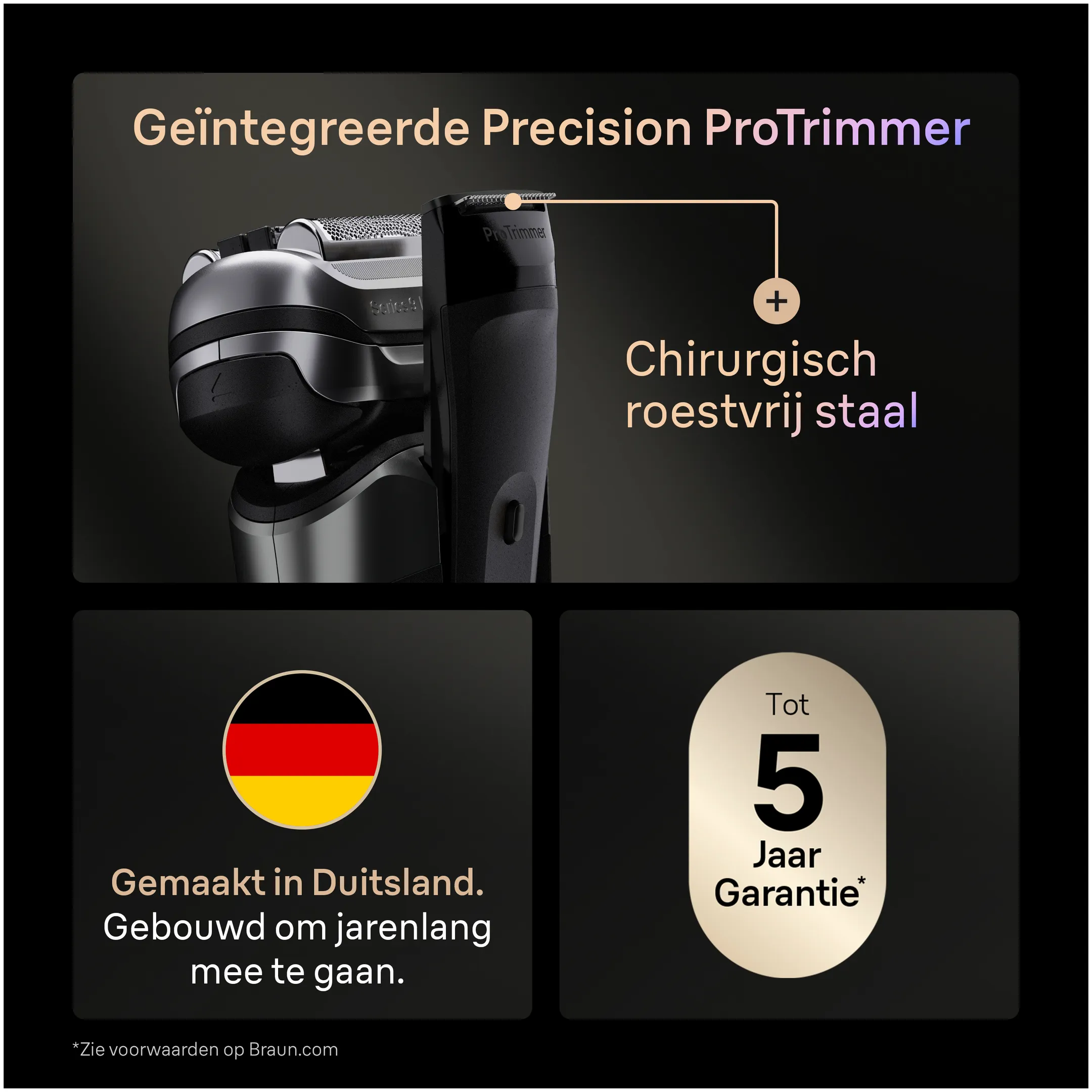 Braun Elektrisch scheerapparaat Series 9 9615s