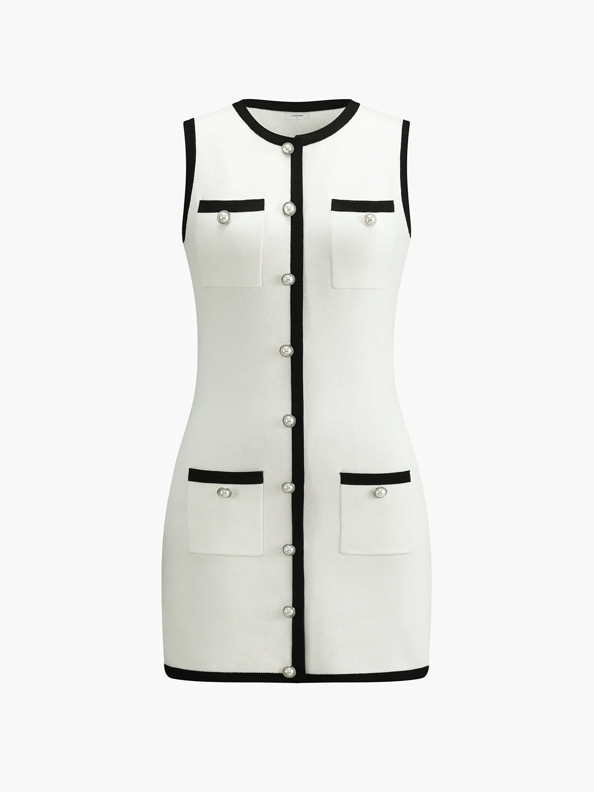 Elegantes ?rmelloses Minikleid