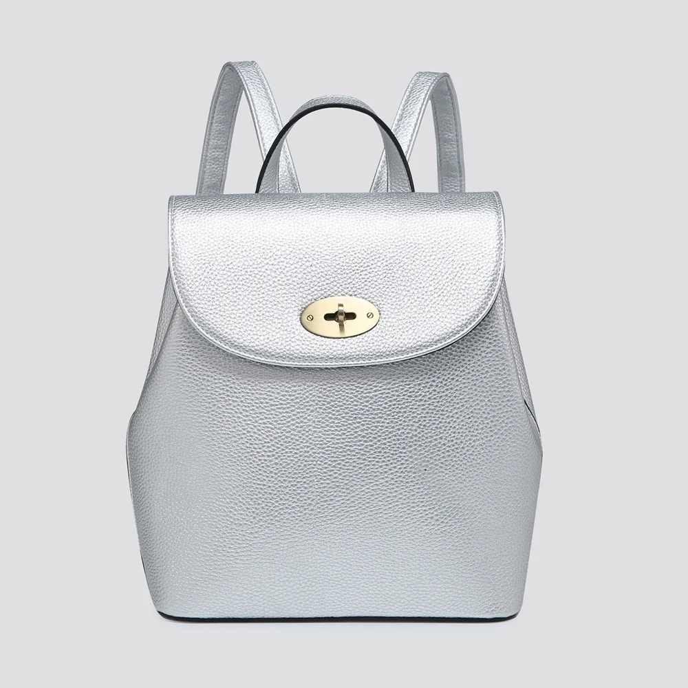 Bella Midi Backpack | Silver
