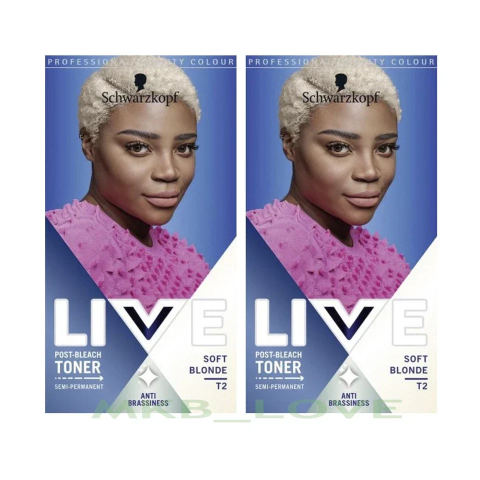 2x Schwarzkopf LIVE Semi-Permanent Hair Colour a?? Vegan, Intense & Conditioning | Select Shade