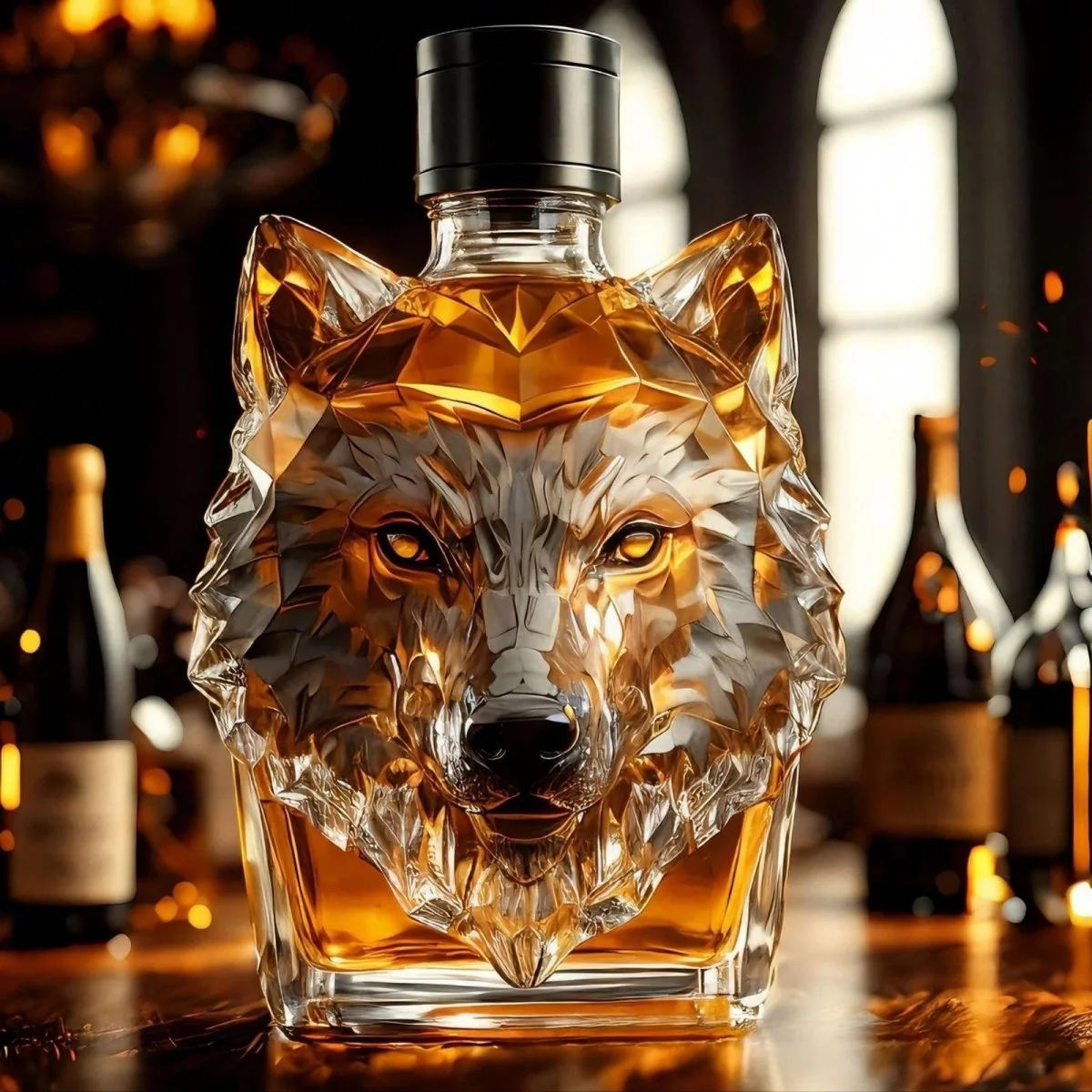 Rebellischer Whiskey-Dekanter