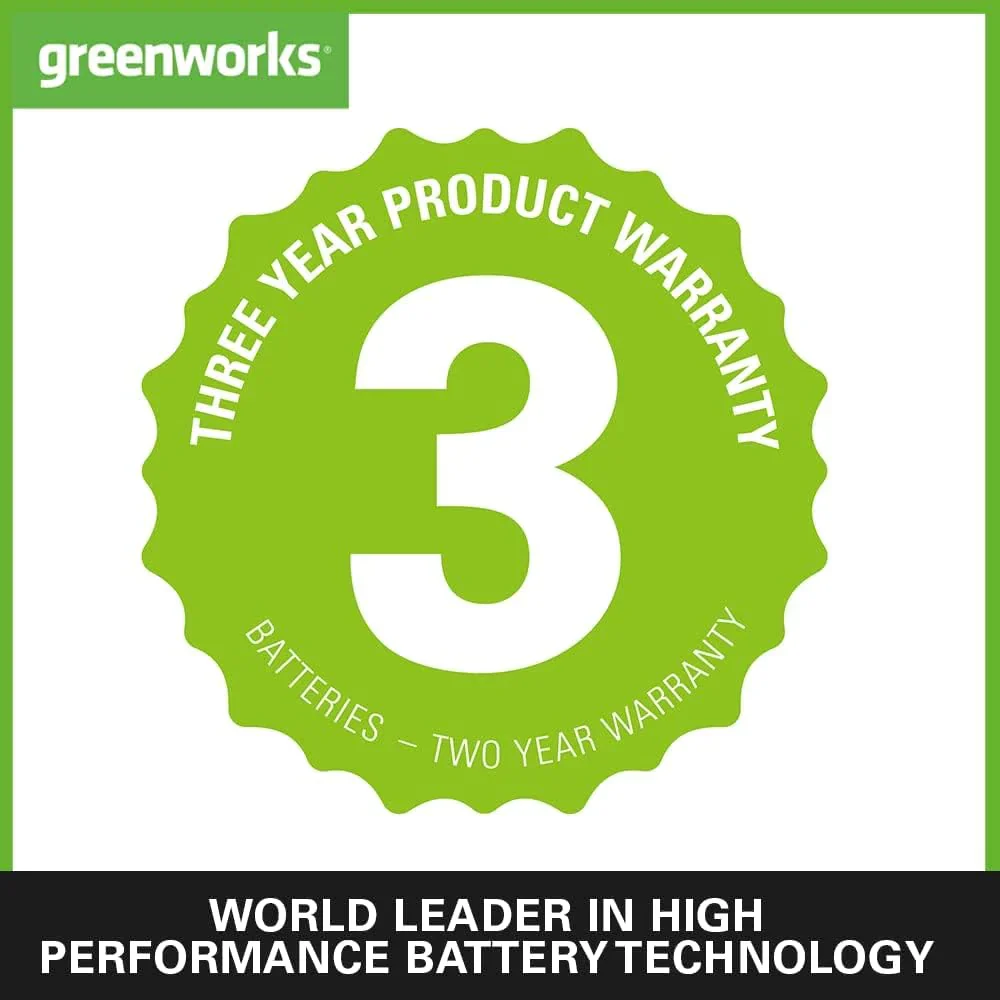 Greenworks 48V (2x24V) Selbstfahrender Akku Rasenmher f��r groe Flchen bis zu 480m, 46cm Schnittbreite, 55L Sack PLUS zwei 4Ah-Akkus und Doppelladegert GD24X2LM46SPK4X