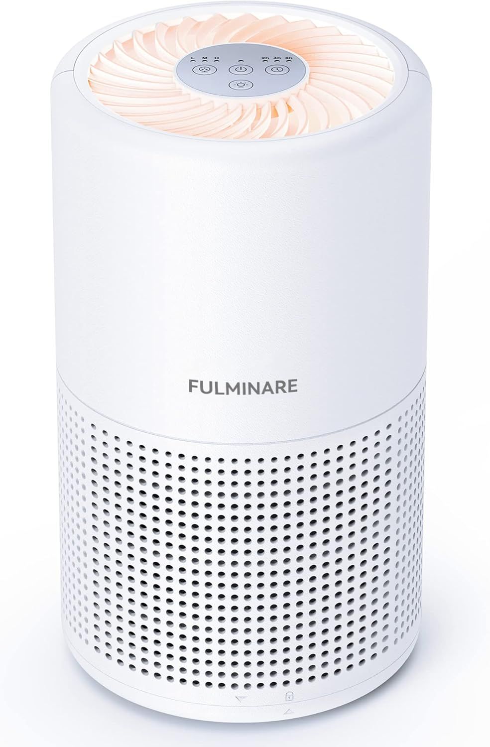 FULMINARE Portable Air Purifier with H13 HEPA, Quiet Operation & Night Light, Suitable for Bedroom, Pet, Office & Home - AU Plug