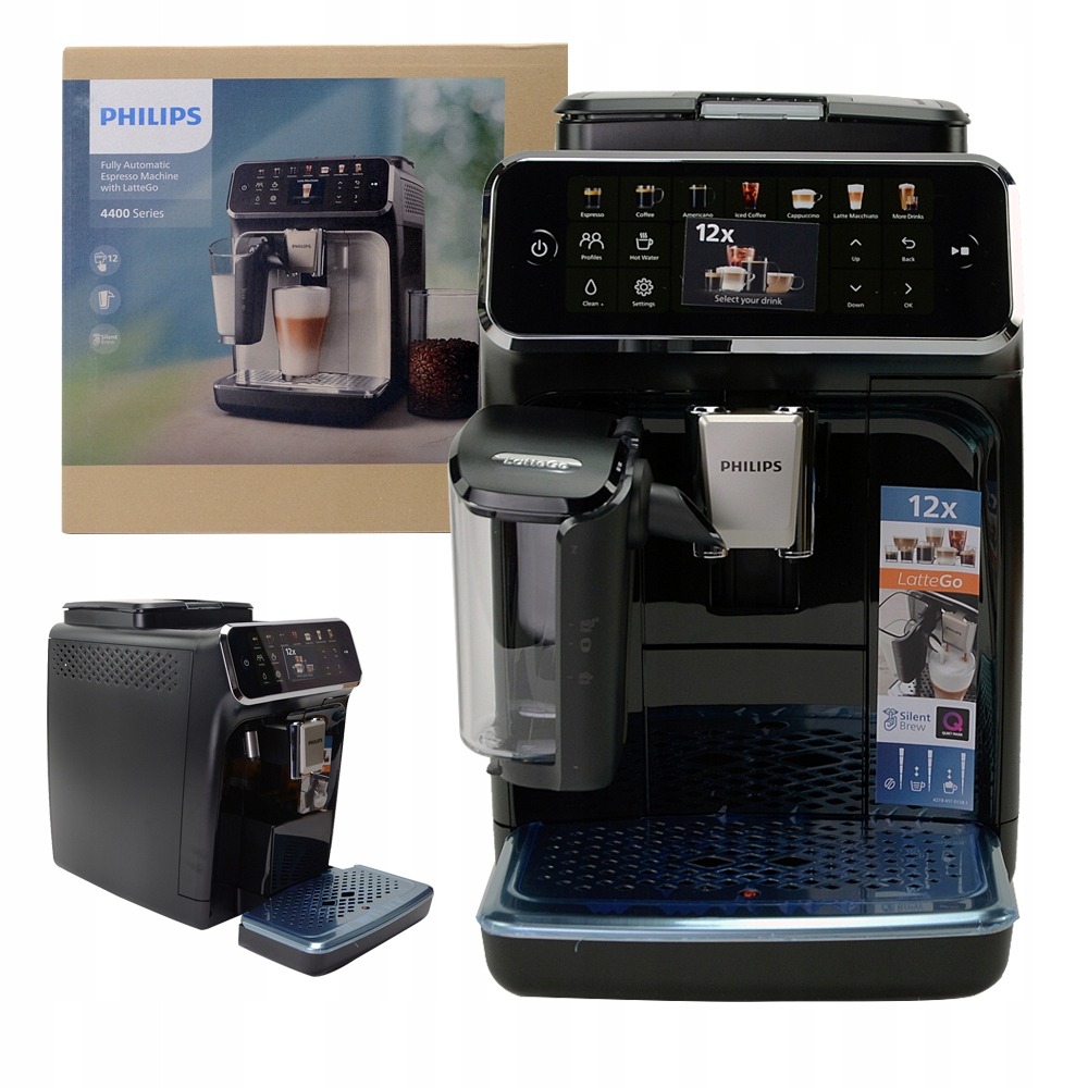 Ekspres ciśnieniowy PHILIPS EP4441/50 LatteGo automatyczny 1500W 15 BAR