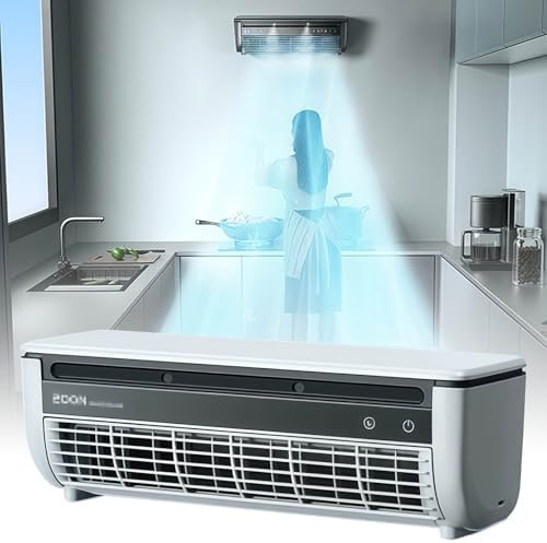 Tragbare Klimaanlage mit kabellosem Laden, Wandmontage für Küche, Schlafzimmer und Büro