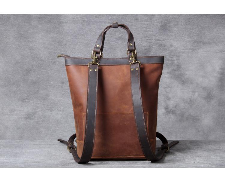 Handmade Vintage Leather Backpack