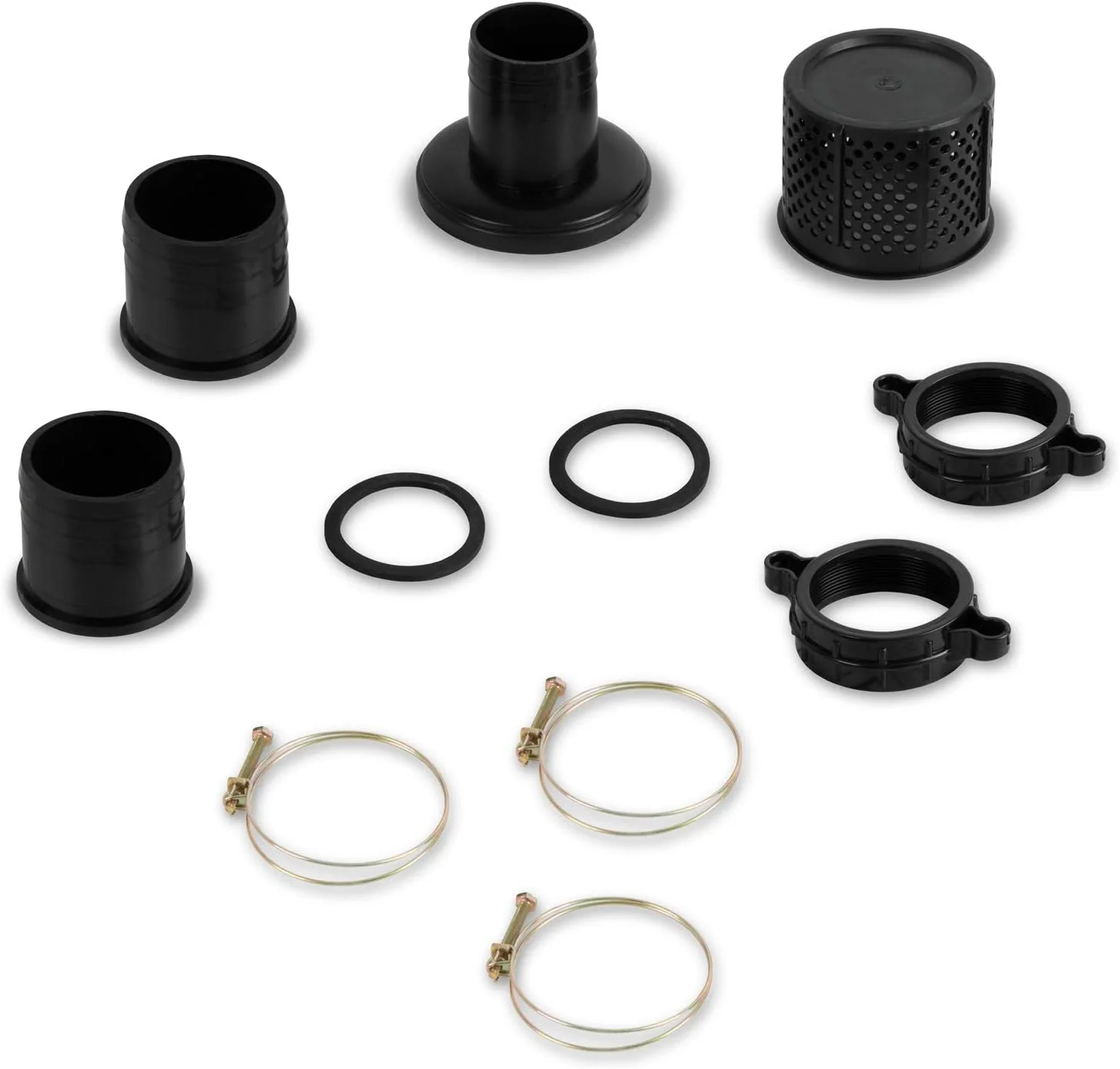 EBERTH 5,5 PK waterpomp met 30.000 l/u en 30 m opvoerhoogte, 2 inch aansluiting, tuin-/vuilwaterpomp met 4-taktmotor en 7 m aanzuighoogte, benzinepomp, trekstarter, metalen voet, handvat