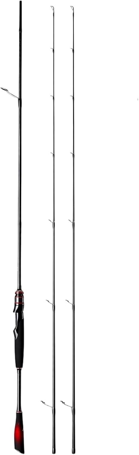 Kompatibel for 40T Carbon Lure Angelrute 2 Spitzen ML M Spinning