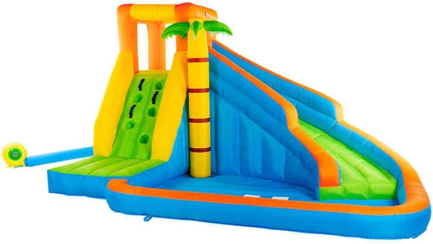 Home Deluxe- Aufblasbare Hüpfburg VIVI - 400x 300 x 225 cm - inkl. Gebläse und Zubehör, UV-Beständig I Spielburg Springburg Hüpfschloss