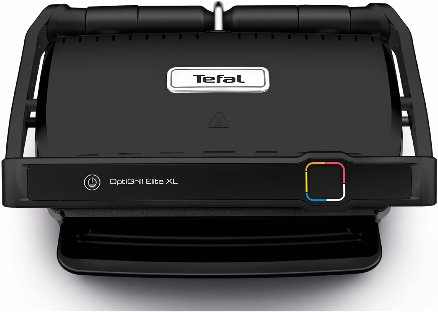 Tefal OptiGrill Elite XL Kontaktgrill, automatische Garzeitanpassung, perfekte Ergebnisse, 16 Programme, digitales Display mit Garstufenanzeige, abnehmbare XL-Platten, Elektrogrill, schwarz, GC760812