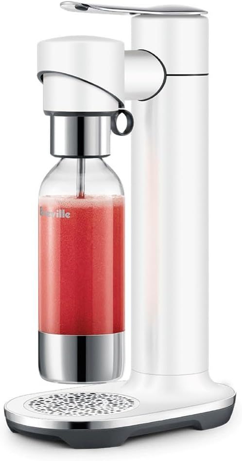 Breville InFizz Fusion Soda Maker, Sparkling Water Machine, Sea Salt Finish