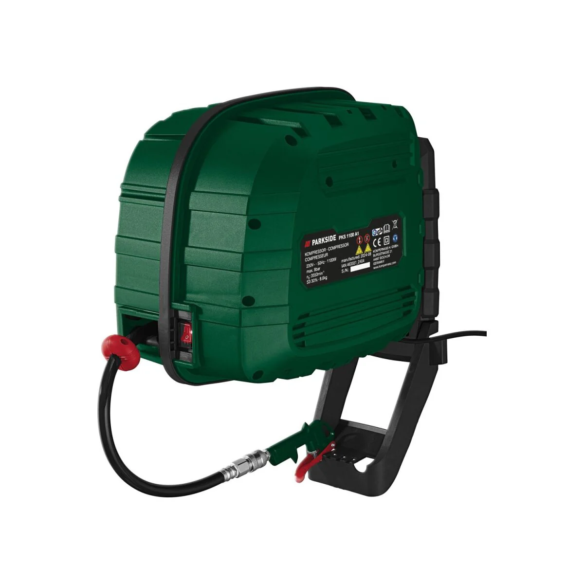 PARKSIDE? Compressor ?PKS 1100 A1? met automatische slanghaspel - B-keus goed