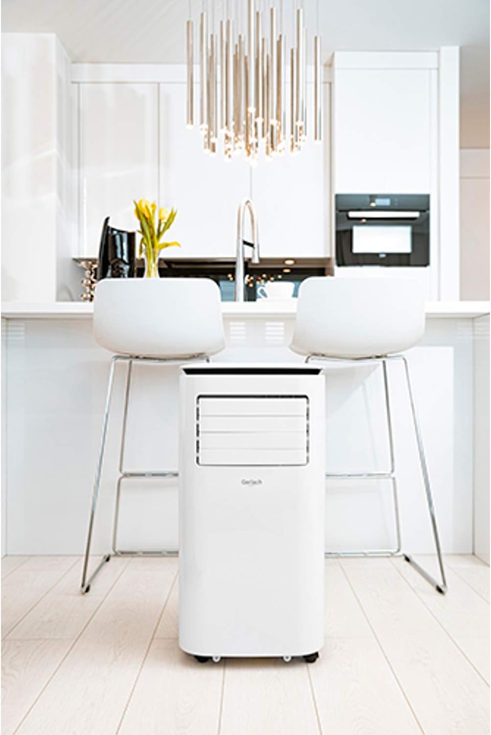 Gerlach GL 7923 Klimatisator, 9000 BTU, 3 in 1 Klimagerät, Gebläse, Klimaanlage, Lufttrockner, Luftkühler, LED-Anzeige, Kühlfläche bis zu 25 m²