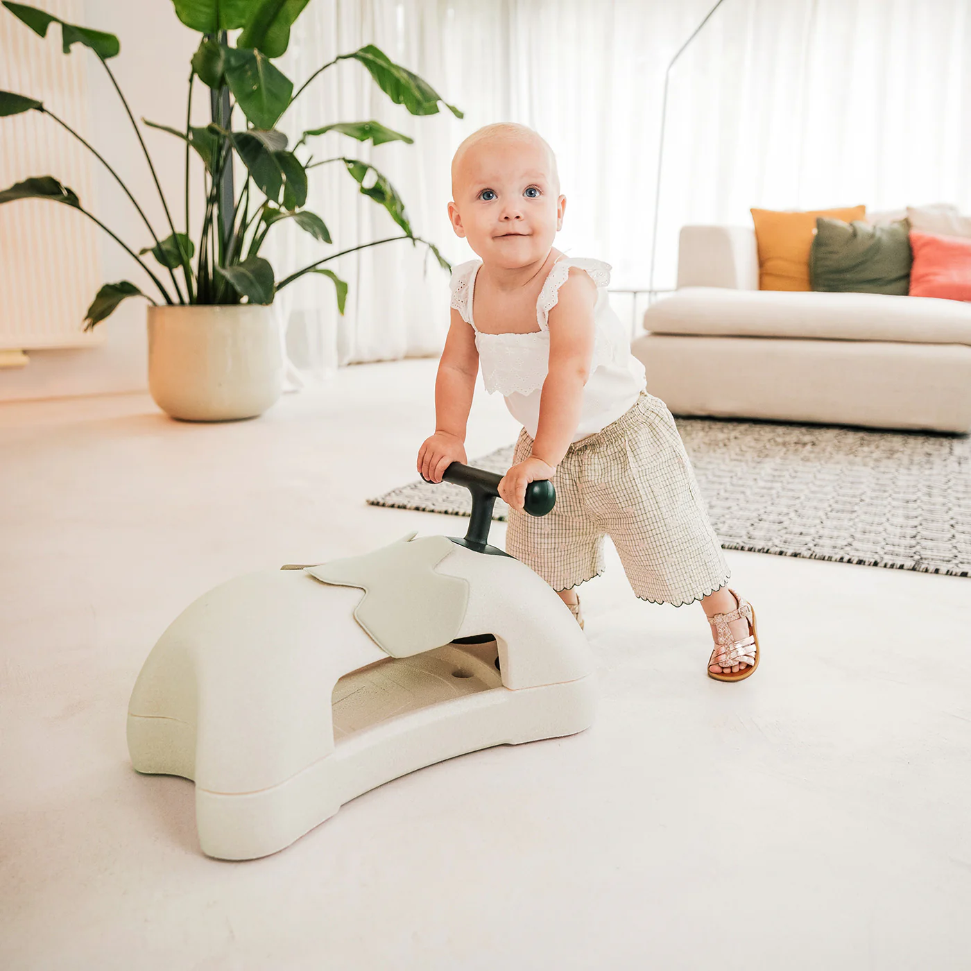 2025 Scoot and Ride My First 3-in-1 Babywalker & Glijder in Sand