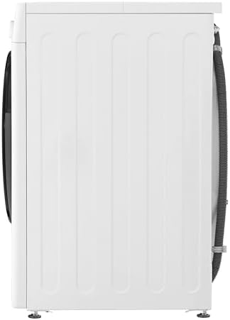 LG W4WR7096YB, Klasse D, Frontlader-Waschtrockner 9 - 6 kg, 62 x 60 x 85 cm, Wi-Fi, AI Direct Drive, Tiefenreinigung mit Dampf, TurboWash 360, Große Kapazität, Außentür aus gehärtetem Glas, Weiß
