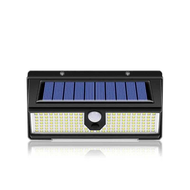190 LED Solar Wall Light Outdoor Waterproof with Motion Sensor