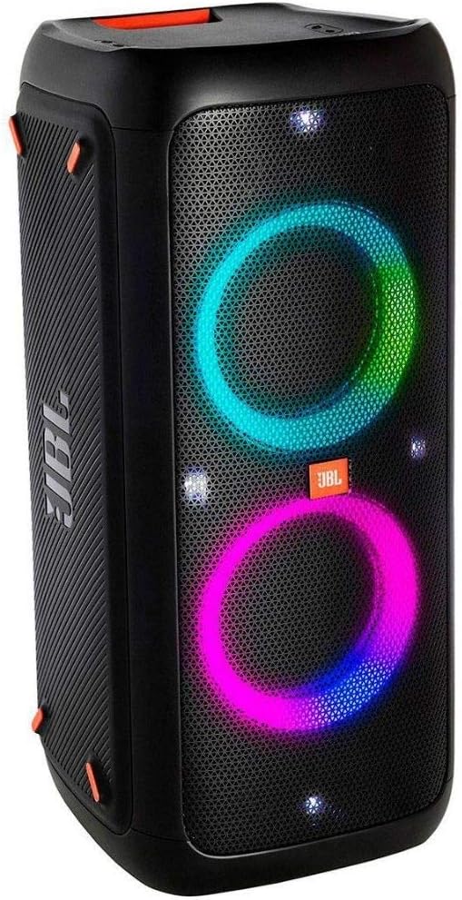 JBL PartyBox 710 - Schwarz �C Trag - und rollbarer Bluetooth Party-Lautsprecher mit Lichteffekten �C Spritzwassergesch��tzte, mobile Musikbox