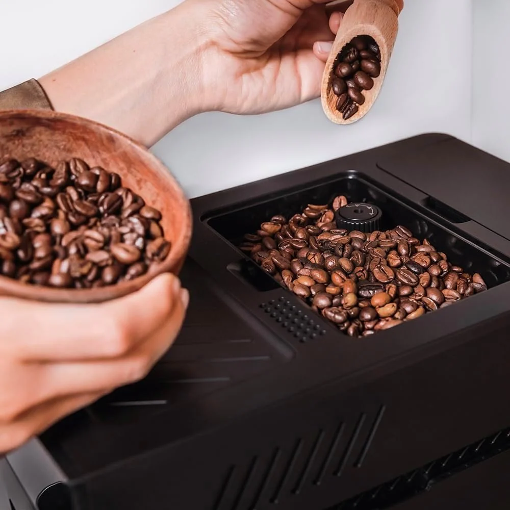 Cecotec Superautomatische compacte koffiemachine Cumbia Cremmaet Compact, 1350 W, 19 Bar en Thermoblock-systeem, 1,1 L watertank en 150 g koffiebonenreservoir, Plug&Play, automatische reiniging