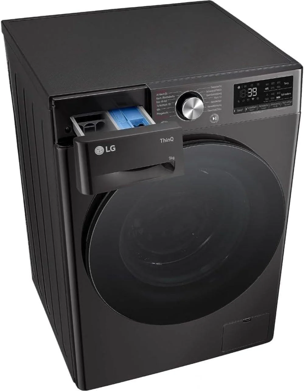 LG F4WV7080, Klasse A, Voorlader Wasmachine 8 kg, 1400 tpm, AI Direct Drive, Wi-Fi, Dieptereiniging met Stoom, Grote Capaciteit, TRIPLE A, Veiligheidsglas Buitendeur, 62 x 60 x 85 cm ? Wit