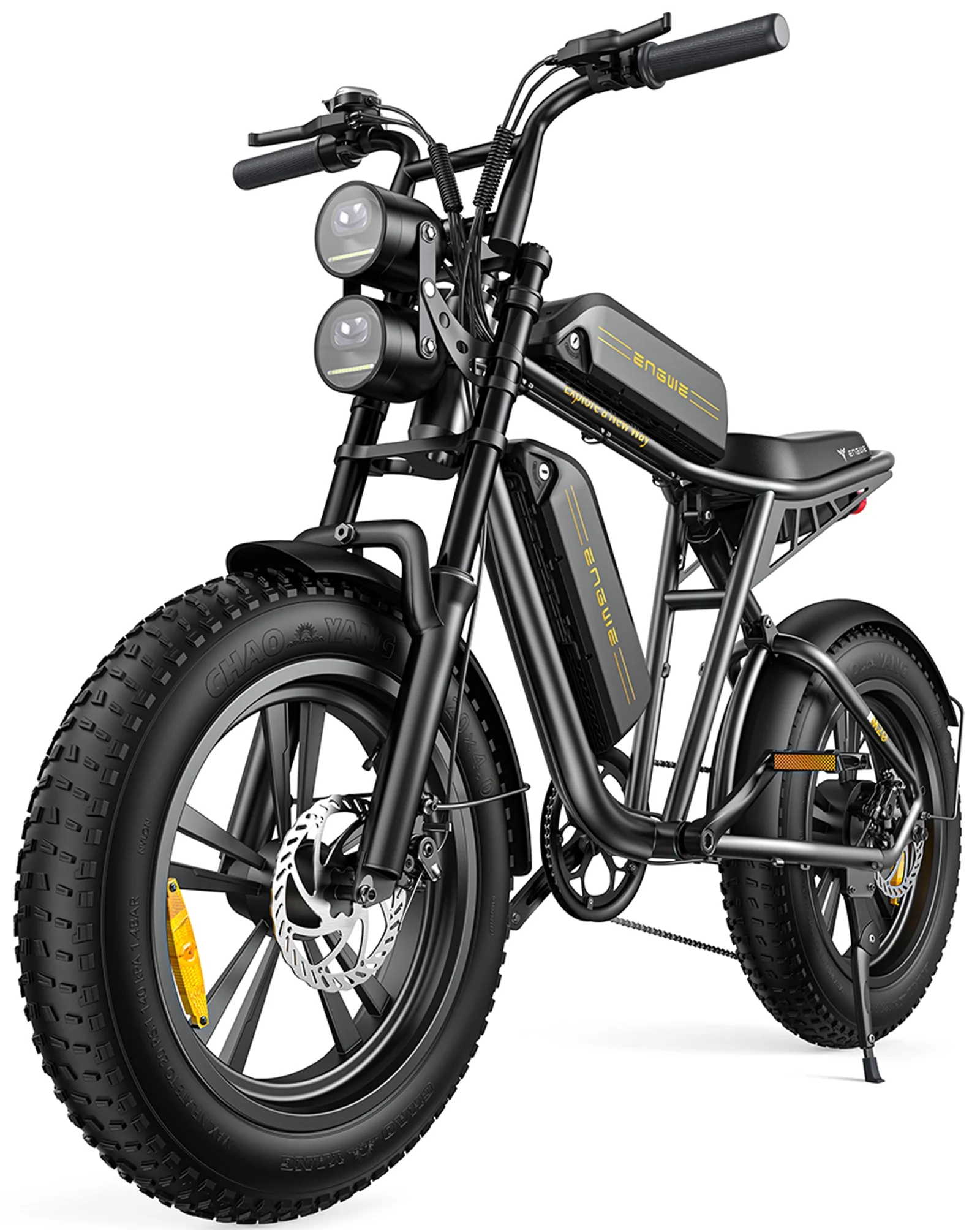Engwe M20 Electric Bike for Adults - 750W Motor 28MPH ,48V 26AH Dual Battery 20*4.0