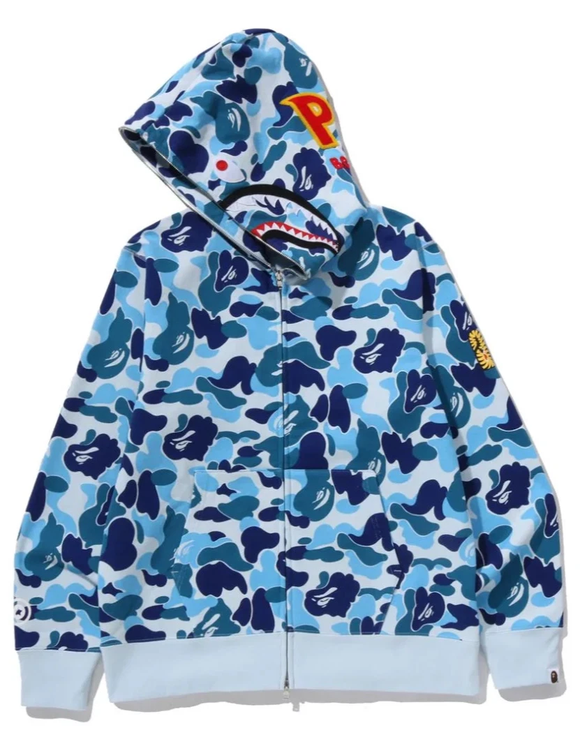 ABC CAMO 2ND SHARK FULL ZIP HOODIE MENS 1M30-115-008