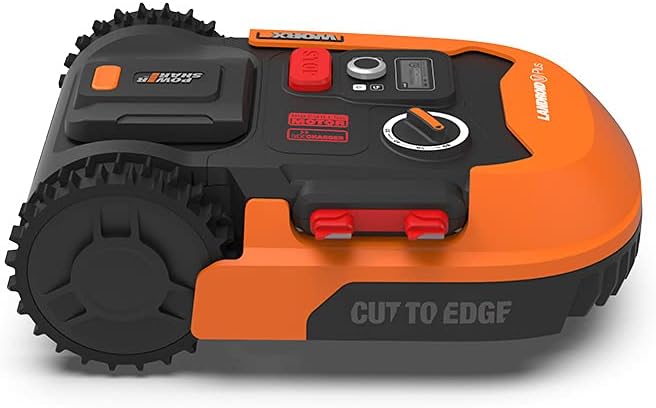 WORX Landroid M WR141E robotmaaier/accugrasmaaier voor kleine tuinen tot 500 m2/zelfrijdende grasmaaier voor een nette gazonsnit, veelkleurig