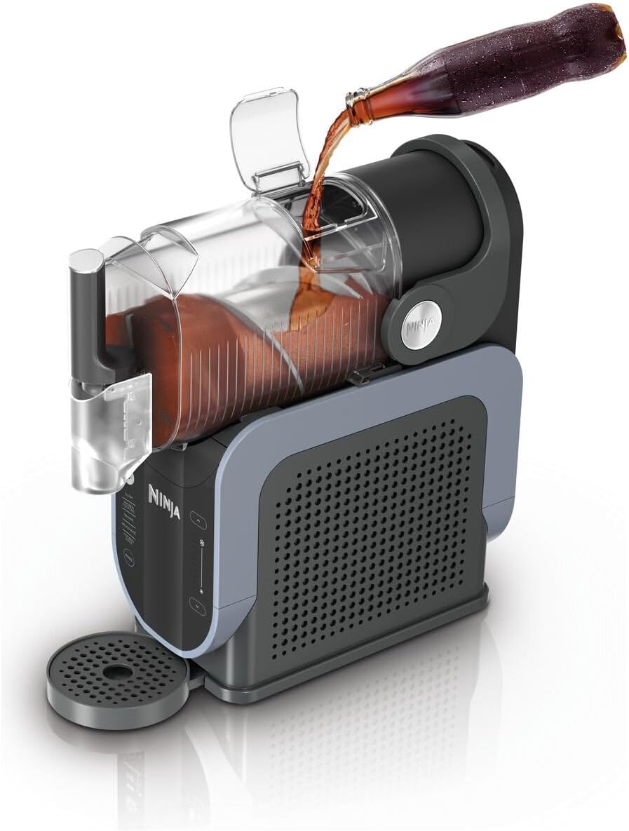 Ninja SLUSHi Gefrorene Getränkebereiter, für Slush, gefrorene Cocktails, Frappé, Milchshakes und gefrorenen Saft, kein Eis oder Zubereitung erforderlich, WhisperChill-Technologie, 1,9 l