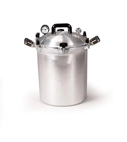 All American 930 Canner Pressure Cooker. 30 qt. Silver