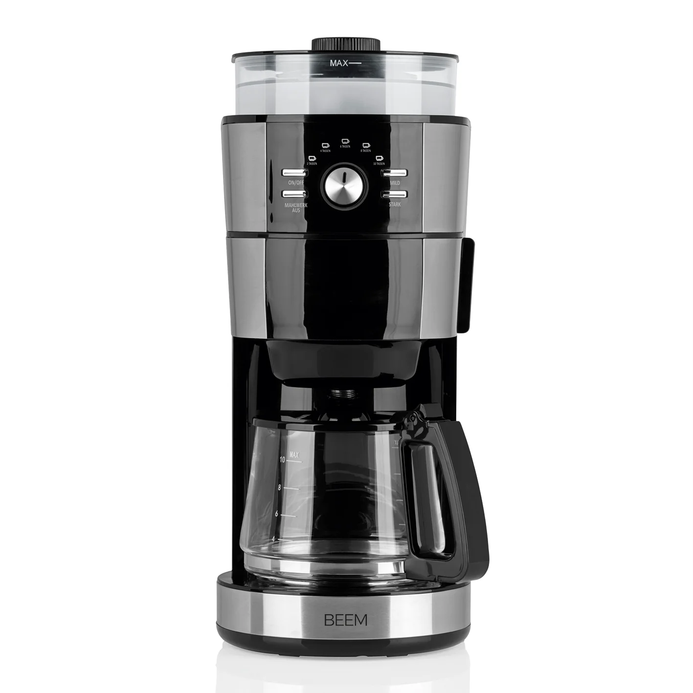 2025 FRESH-AROMA-INTENSE filterkoffiemachine met maalwerk - glas