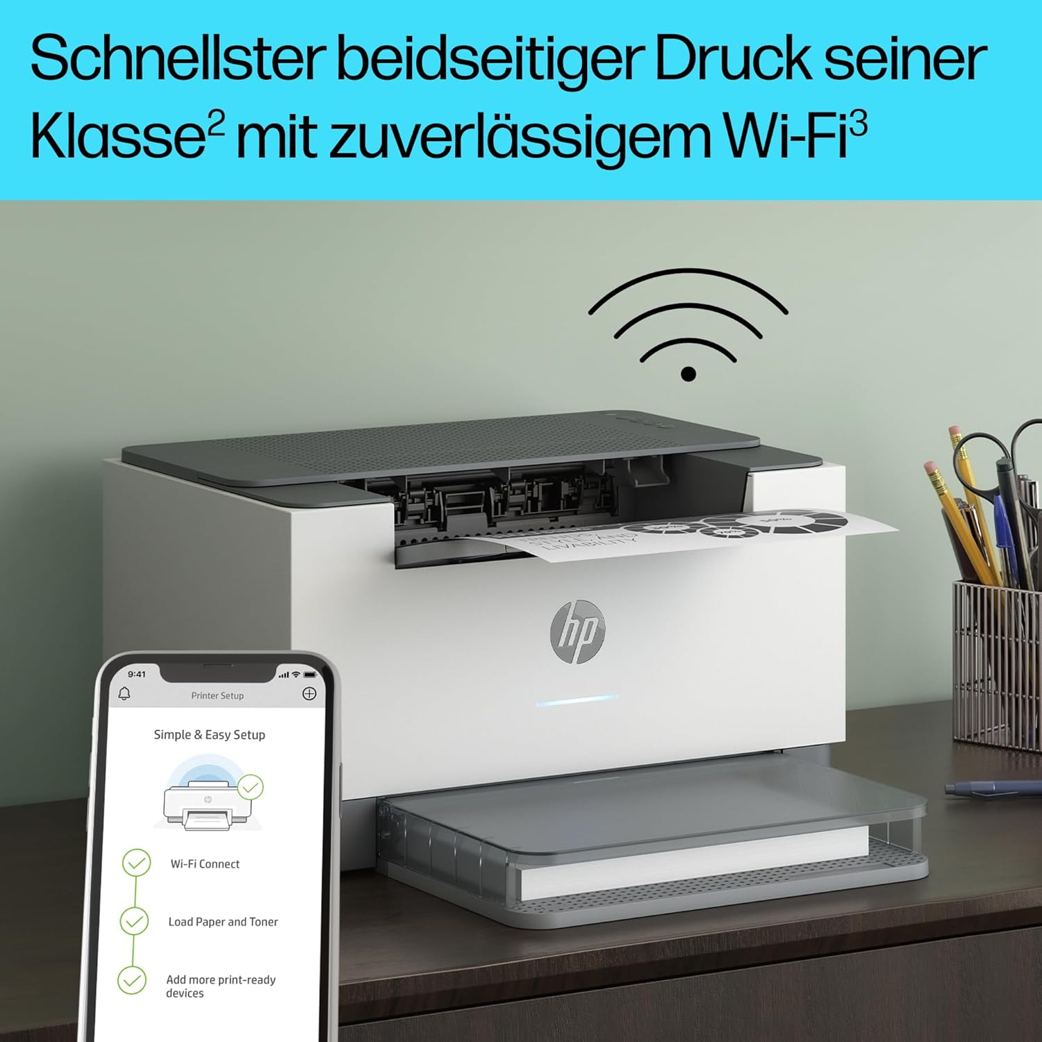 HP LaserJet MFP M235sdw Multifunktions-Laserdrucker Schwarzweiß, Drucken, Kopieren, Scannen, Automat.beidseitiger Druck, Dual-Band Wi-Fi, USB, LAN, HP Smart App, Intelligente Benutzeroberfläche