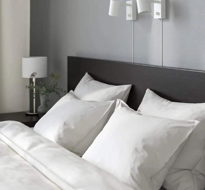 2025 MALM Hoog Bedframe, Zwartbruin, 160x200 cm