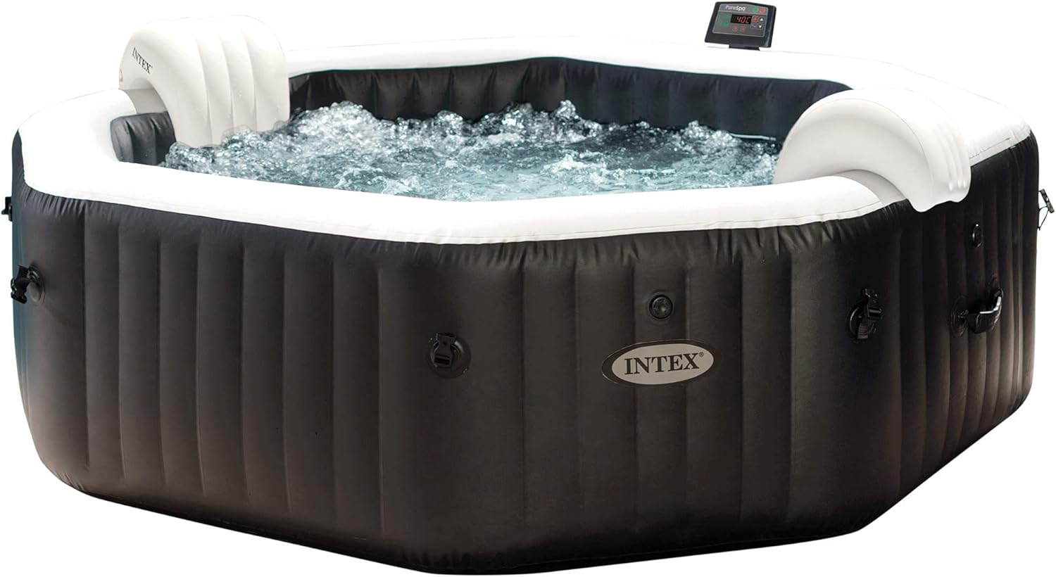 Intex 86IN X86IN X28IN PURESPA Jet and Bubble Deluxe Set