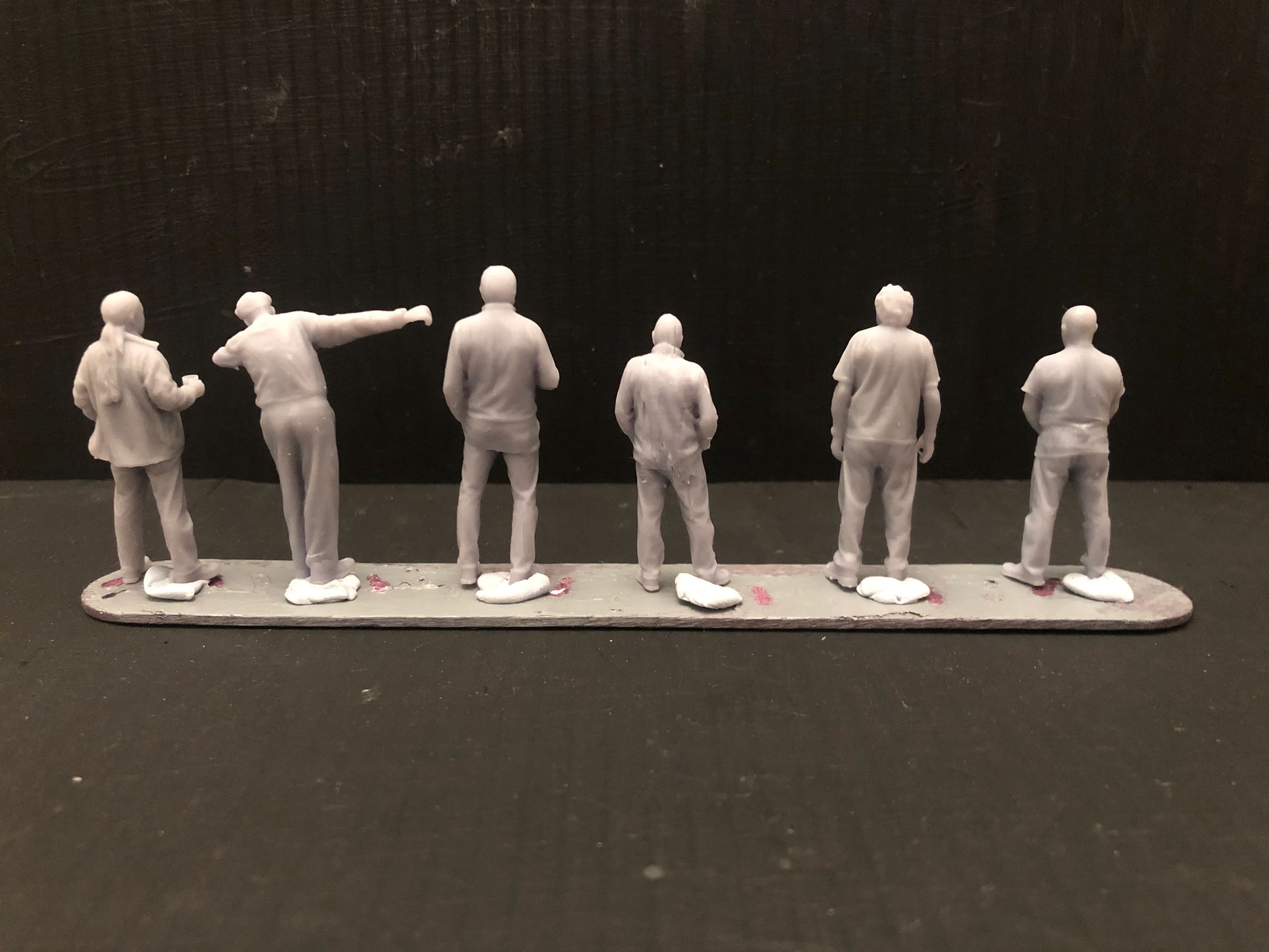 Multi-Pack  - 6 figures (Version 7)  in assorted poses -3D scans  - OO9/OO/HO