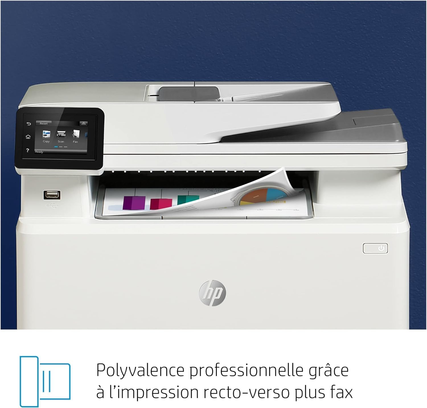 HP Color LaserJet Pro MFP 3302fdwg Multifunktions-Farblaserdrucker, Fax, Automatischer beidseitiger Druck, Touchscreen, Wi-Fi, Ethernet, USB, HP Wolf Pro Security