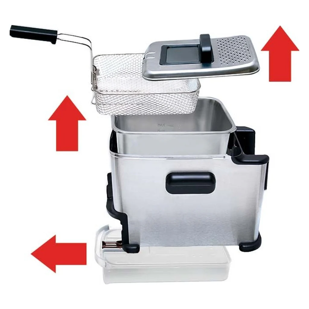 Tefal TEF Friteuse Oleoclean Compact FR7016 RVS
