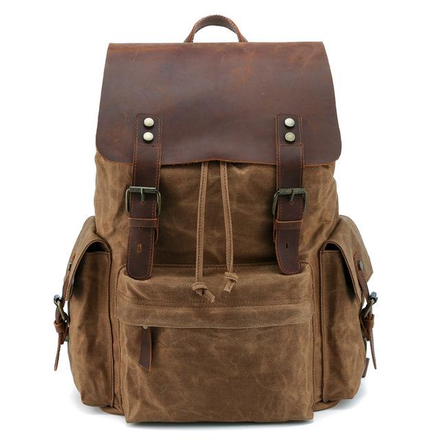 Waxed Canvas Backpack | LATVIA