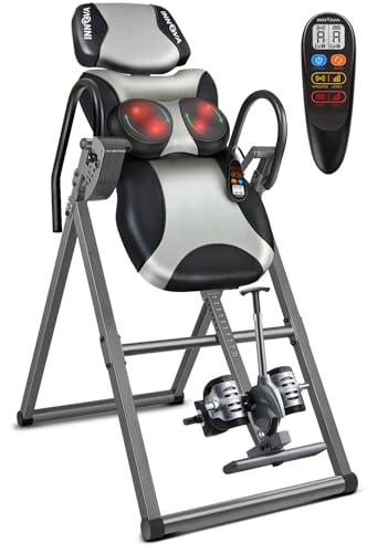 Innova Itm5000 Therapeutic Heat And Shiatsu Massage Inversion Table Tabella, Poliuretano, Nero/Grigio : Amazon.it: Sport e tempo libero