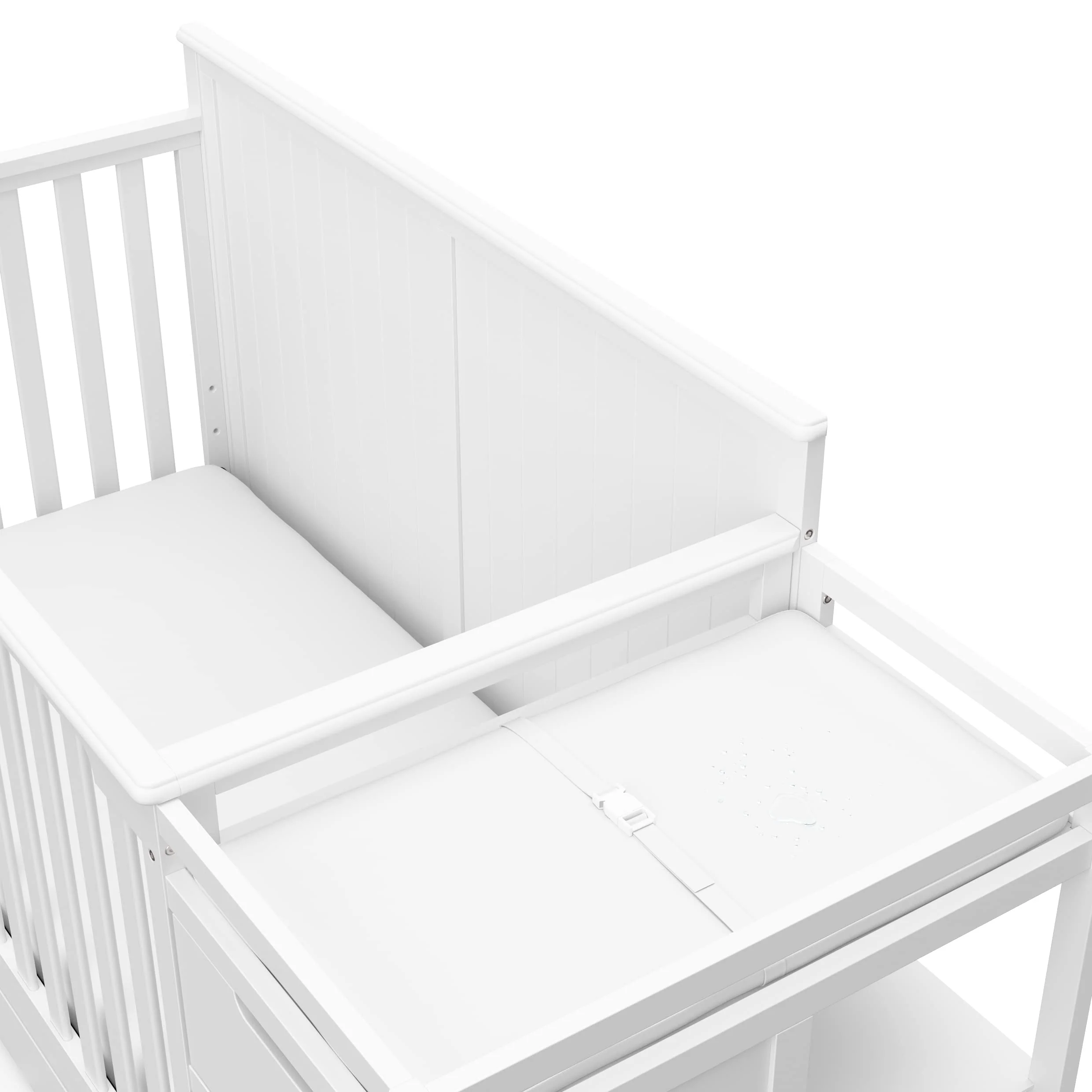 Graco Hadley 5-in-1 Convertible Crib with Changing Table and Drawer