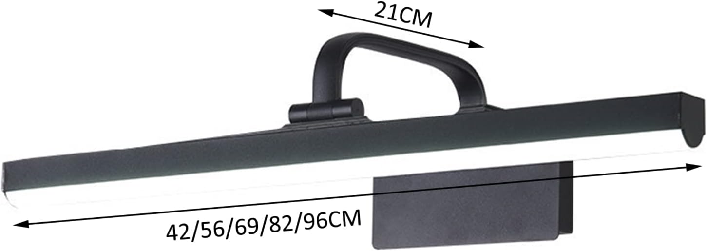 Waschtischbeleuchtung, Badezimmer-LED-Spiegel-Frontleuchte, moderne wasserdichte LED-Make-up-Lampe, Waschtischlampe, Wandbeleuchtung, Wandleuchte, Badleuchten (69 cm, weißes Licht) Decoration