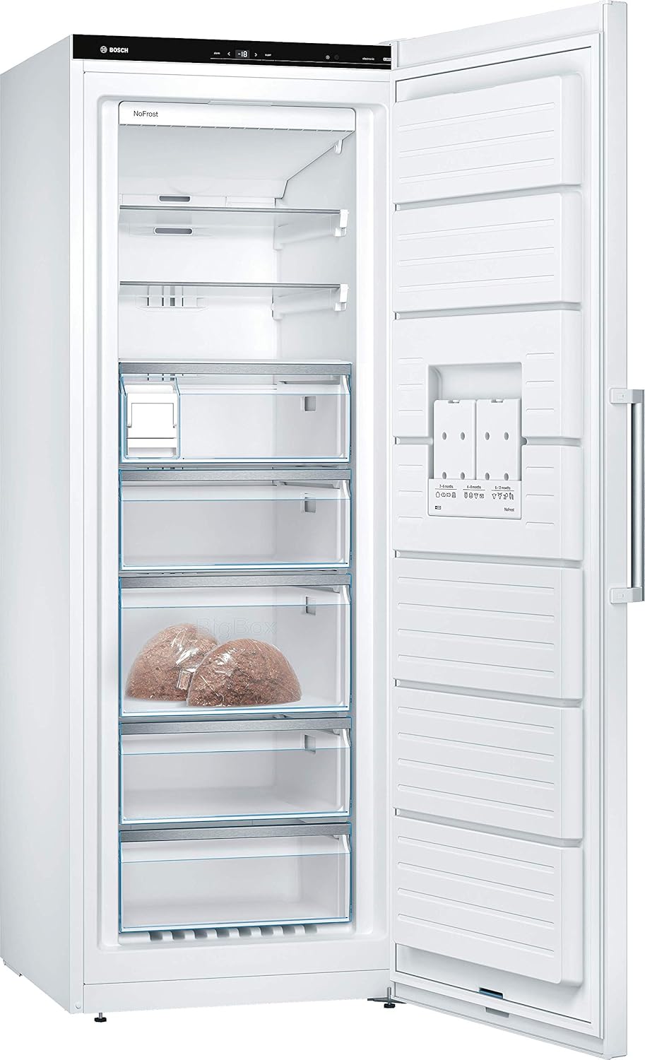 Bosch GIV11ADC0 Serie 6 Einbau-Gefrierschrank, 95 kWh, Jahr, 70 l, LowFrost, FreshSense, 72 x 56