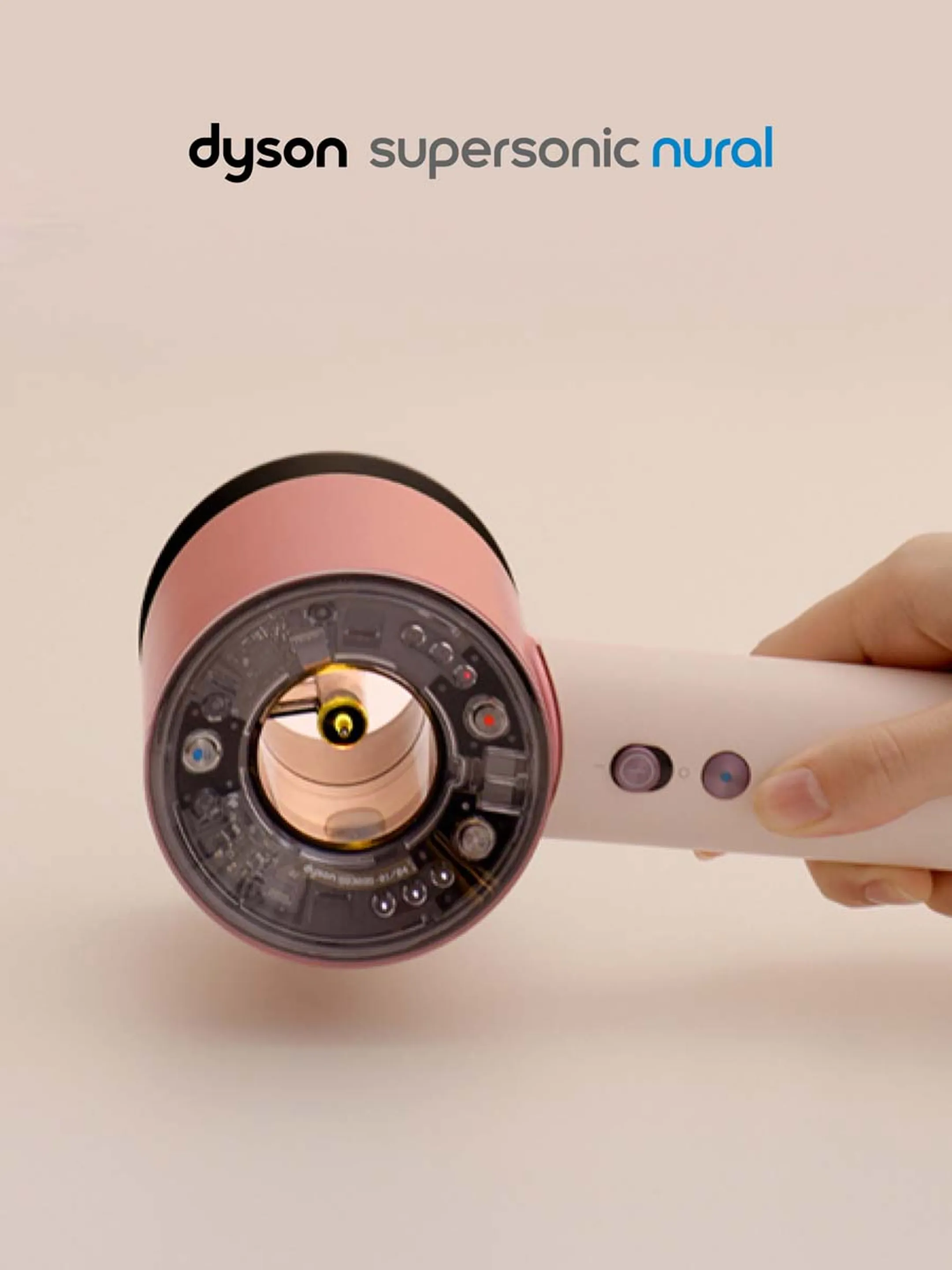 Dyson Supersonic Nural Straight + Wavy Ceramic Pink