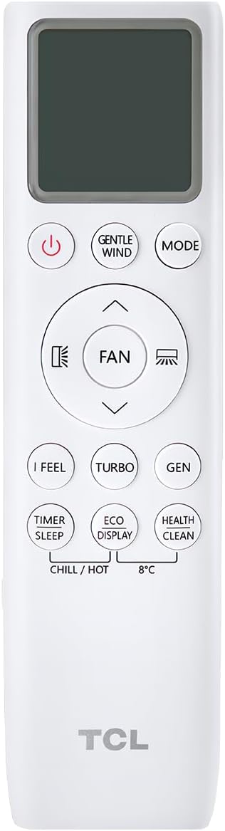 TCL Multisplit Klimaanlage Wandgerät 4 x 2,6 kW 9000 BTU + 32000 BTU Außeneinheit App + Fernbedienung für Räume bis zu je 30m²