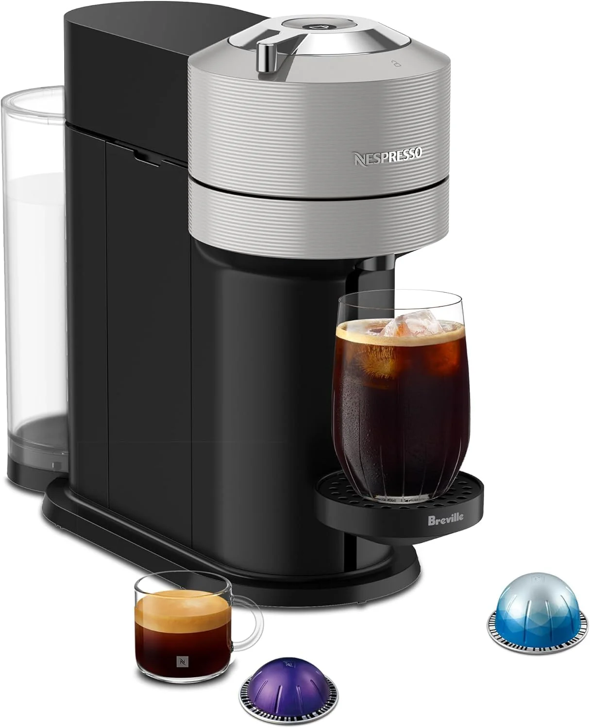 Nespresso Vertuo Next Coffee and Espresso Maker by Breville, with Aeroccino Milk Frother